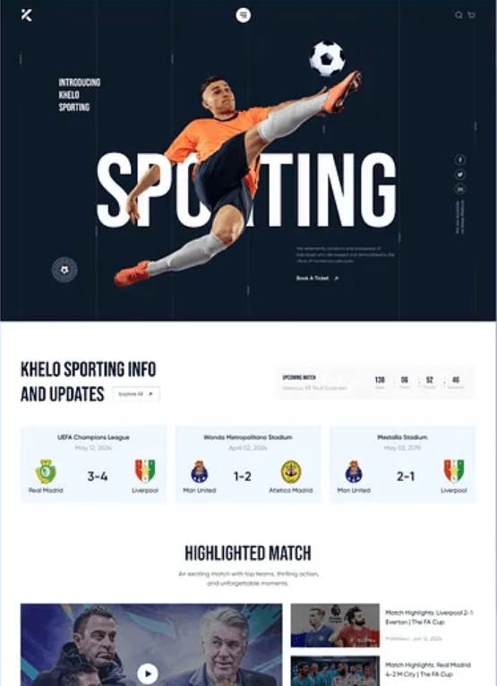Website Landing Page